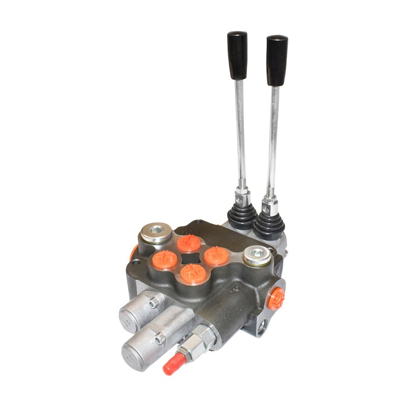 Distribuitor hidraulic cu 2 manete 1 flotant 80L/min.